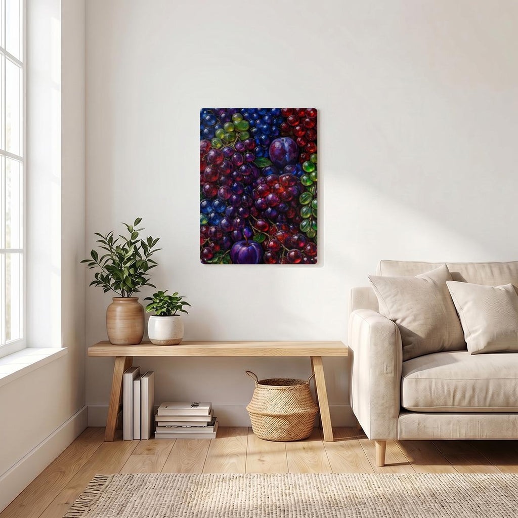 Thickened Rectangular Iron Wall Painting Printed in Canada