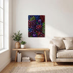 Thickened Rectangular Iron Wall Painting Printed in Canada