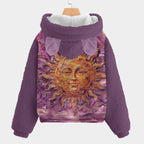 All-Over Print Kid’s Borg Fleece Sweatshirt With Ear