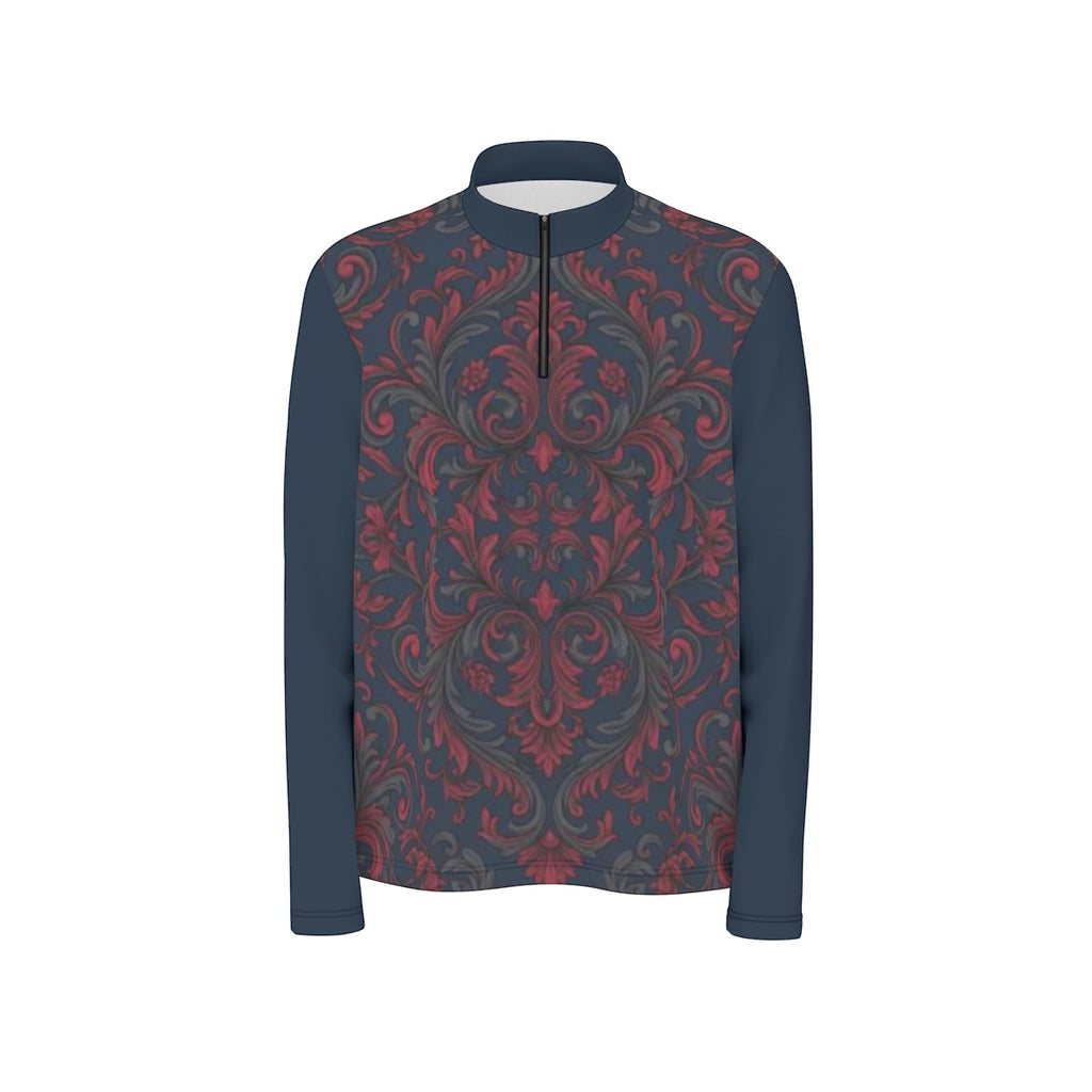 All-Over Print Men's Half Zip Pullover