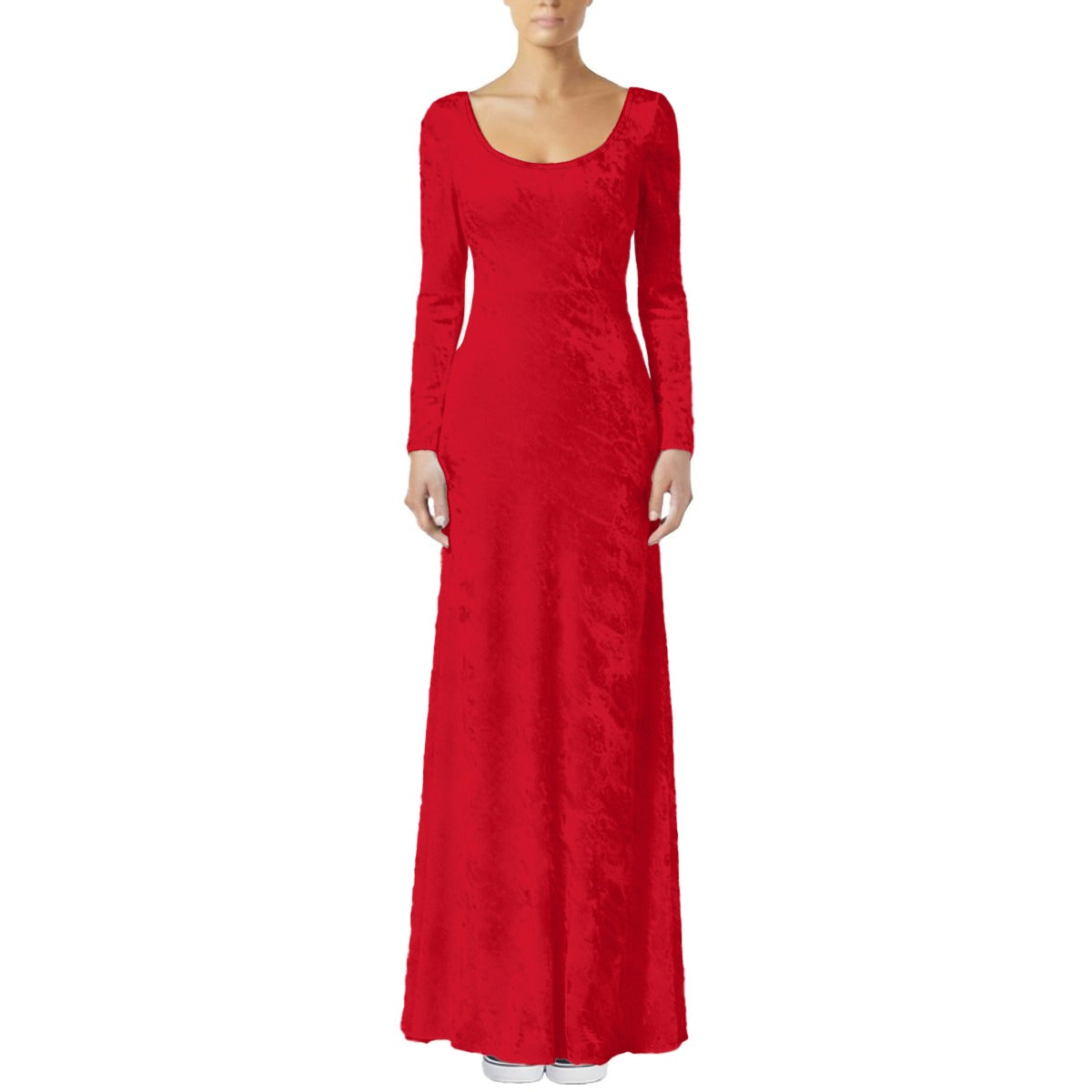 All-Over Print Women's Velvet Shine Maxi Dress