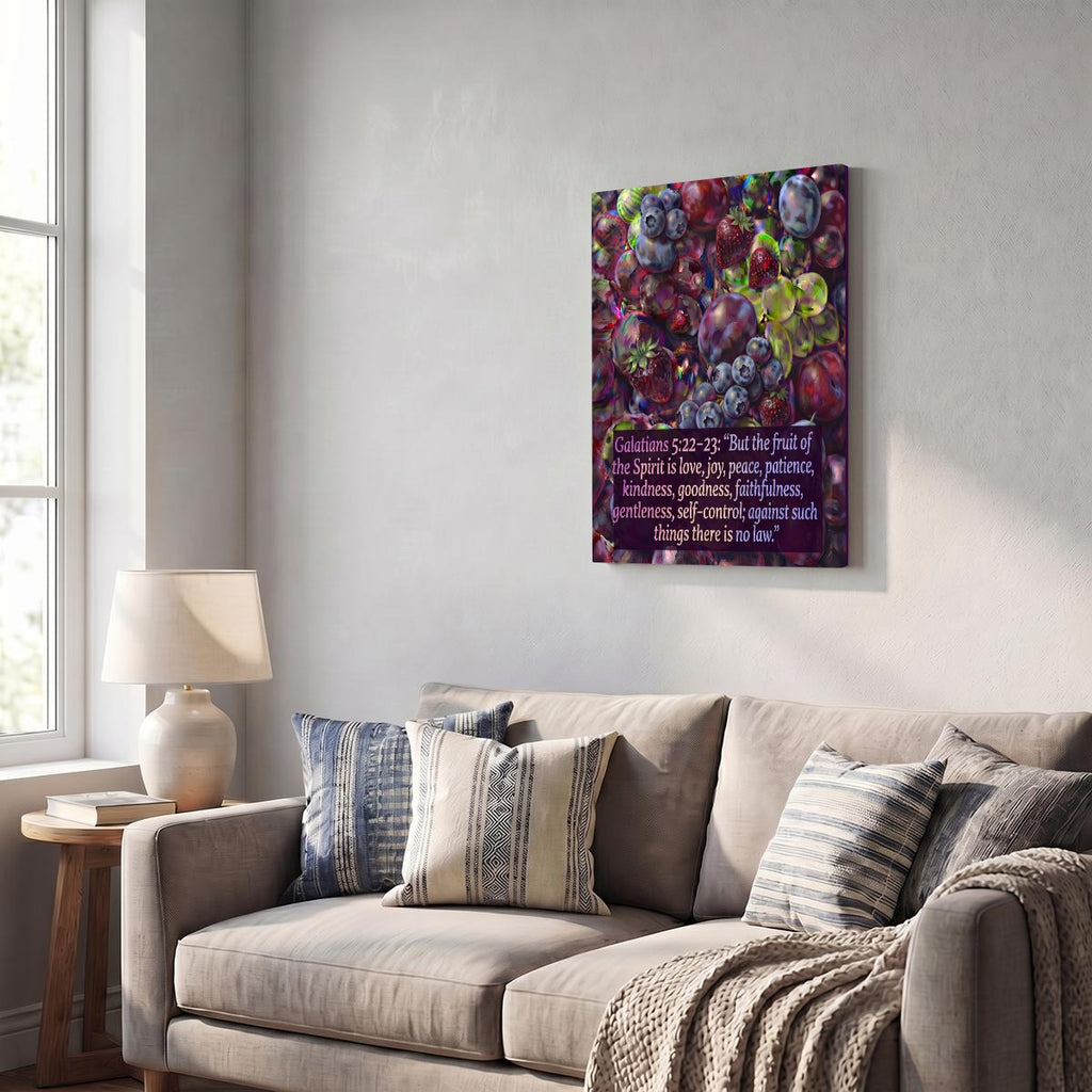 Vertical Framed Canvas Wall Art Printed in Canada