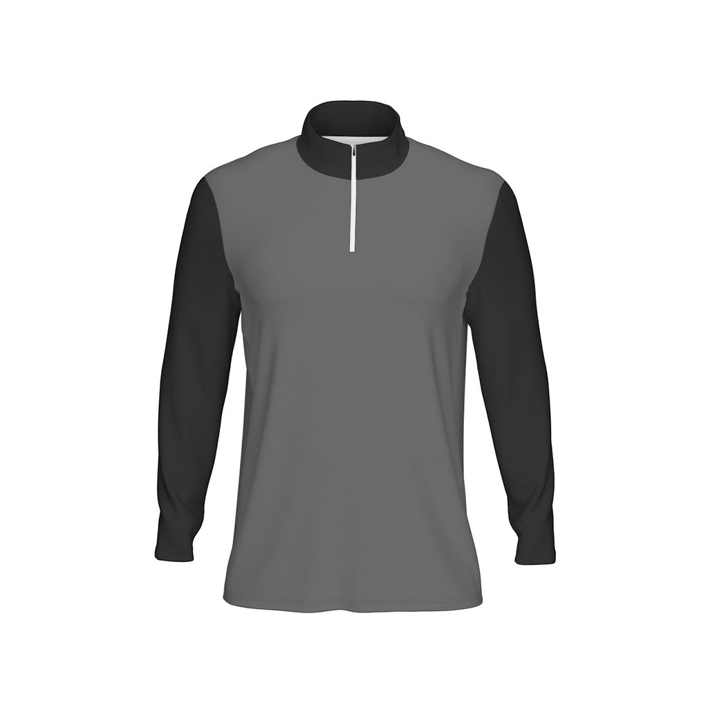 All-Over Print Men's Sports Collar Jersey With Long Sleeve| Interlock