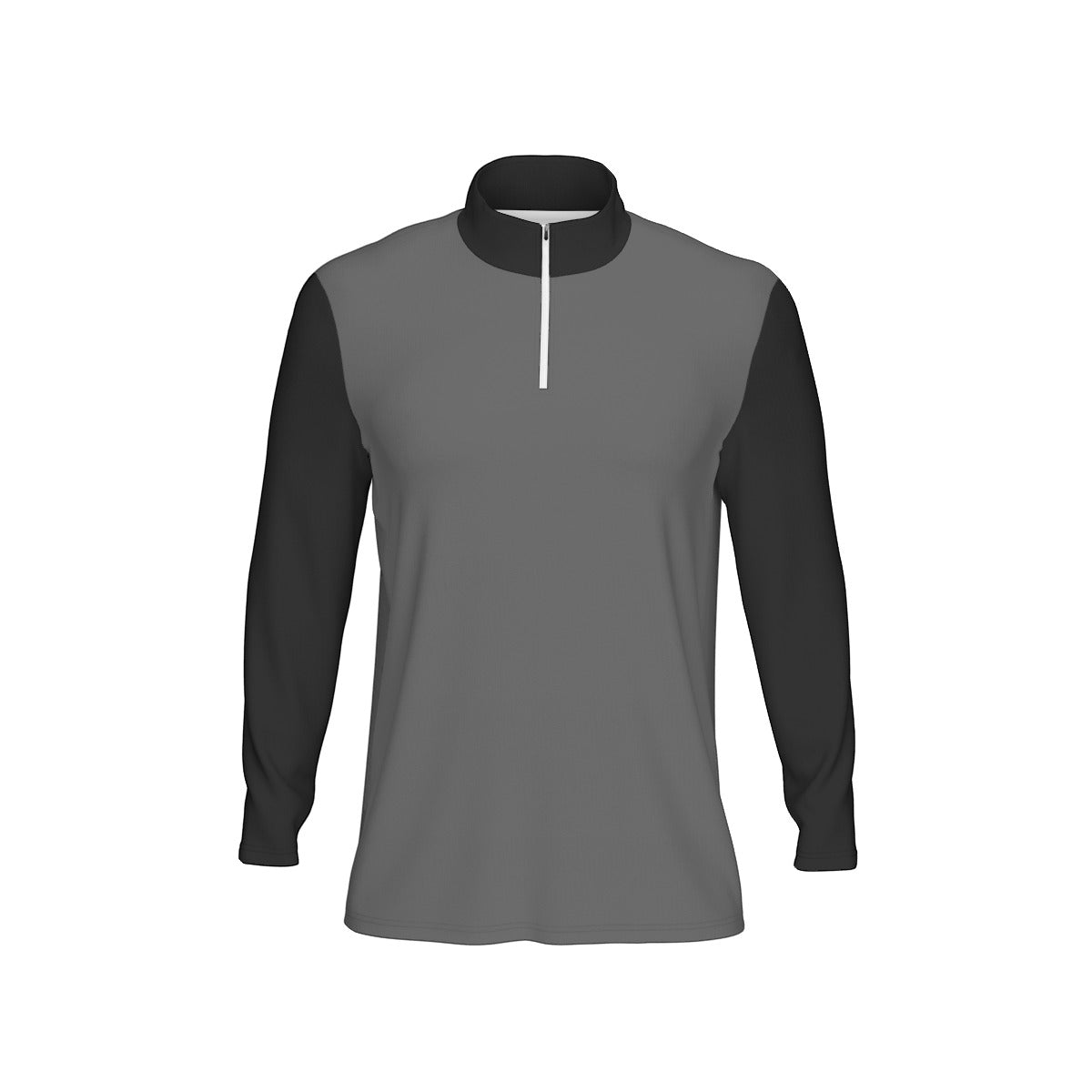 All-Over Print Men's Sports Collar Jersey With Long Sleeve| Interlock