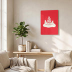 Thickened Rectangular Iron Wall Painting Printed in Canada