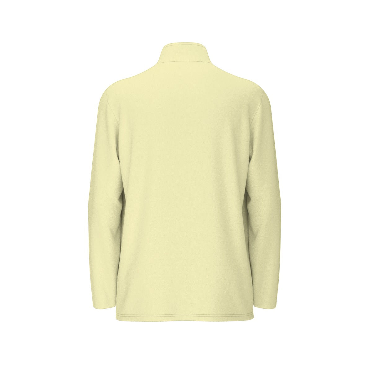 All-Over Print Men's Sports Collar Jersey With Long Sleeve
