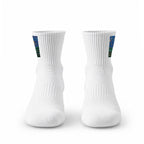 Embroidery Sports Quarter Socks|Cotton