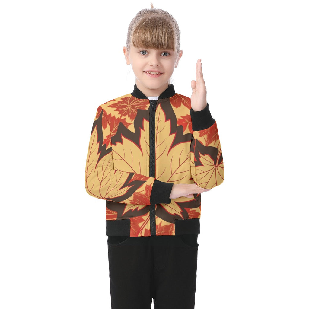 Blouson aviateur pour enfant à imprimé intégral