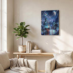 Thickened Rectangular Iron Wall Painting Printed in Canada