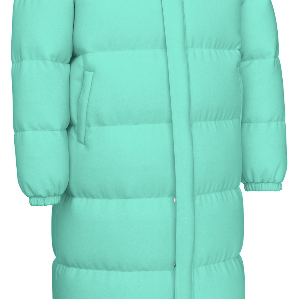 All-Over Print Unisex Long Down Jacket