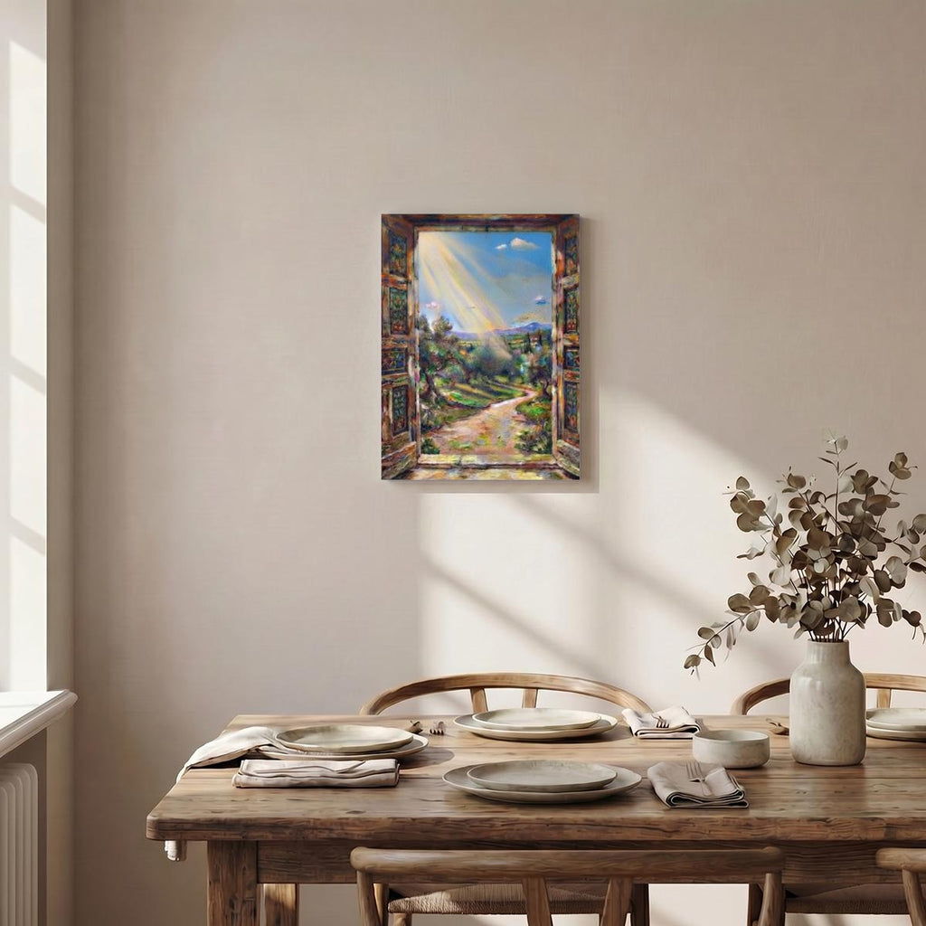 Vertical Framed Canvas Wall Art Printed in Canada