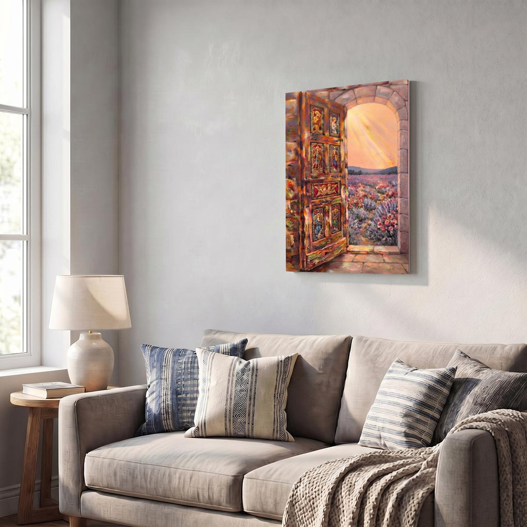 Light Through An Open Door Designs WIth Purpose Brand Vertical Framed Canvas Wall