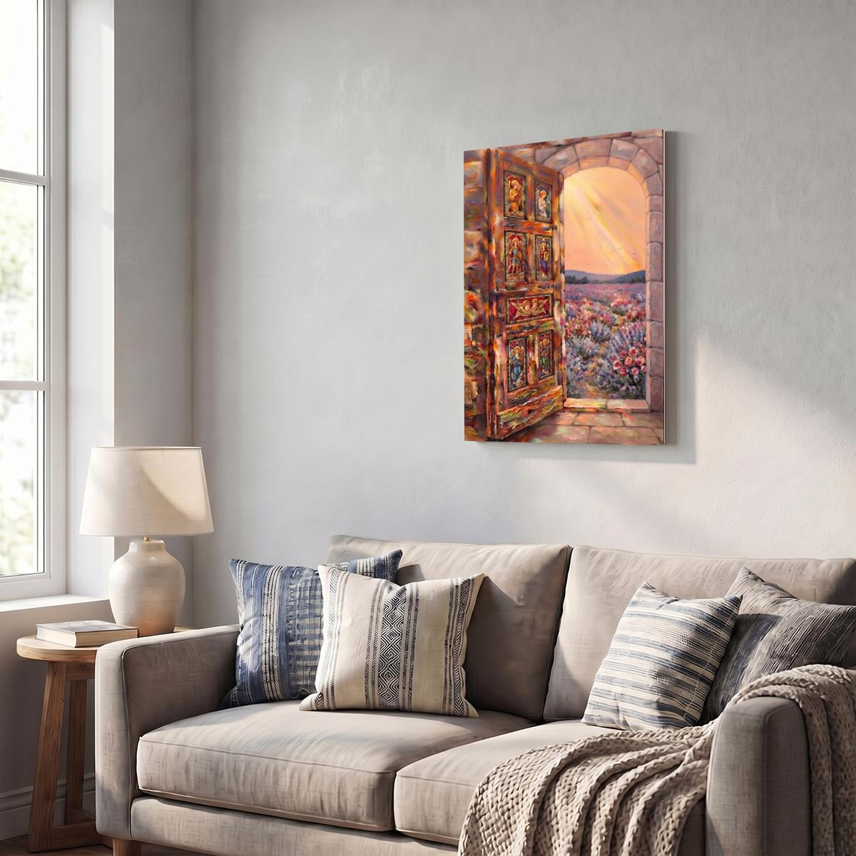 Light Through An Open Door Designs WIth Purpose Brand Vertical Framed Canvas Wall