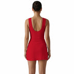All-Over Print Women's Sleeveless Bodysuit Dress