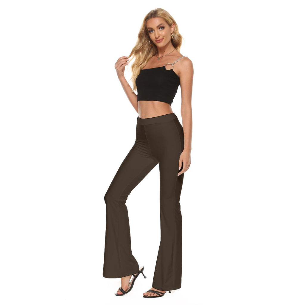 All-Over Print Women's High Elastic Flare Pants