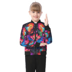 Bomber per bambini con stampa all-over