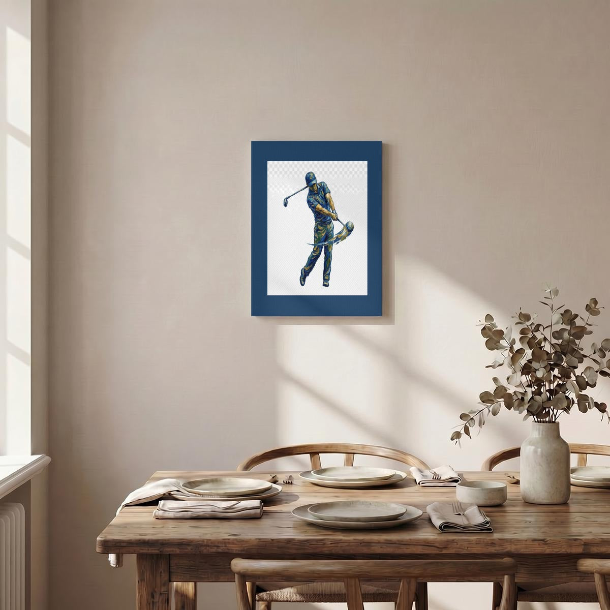 Vertical Framed Canvas Wall Art Printed in Canada