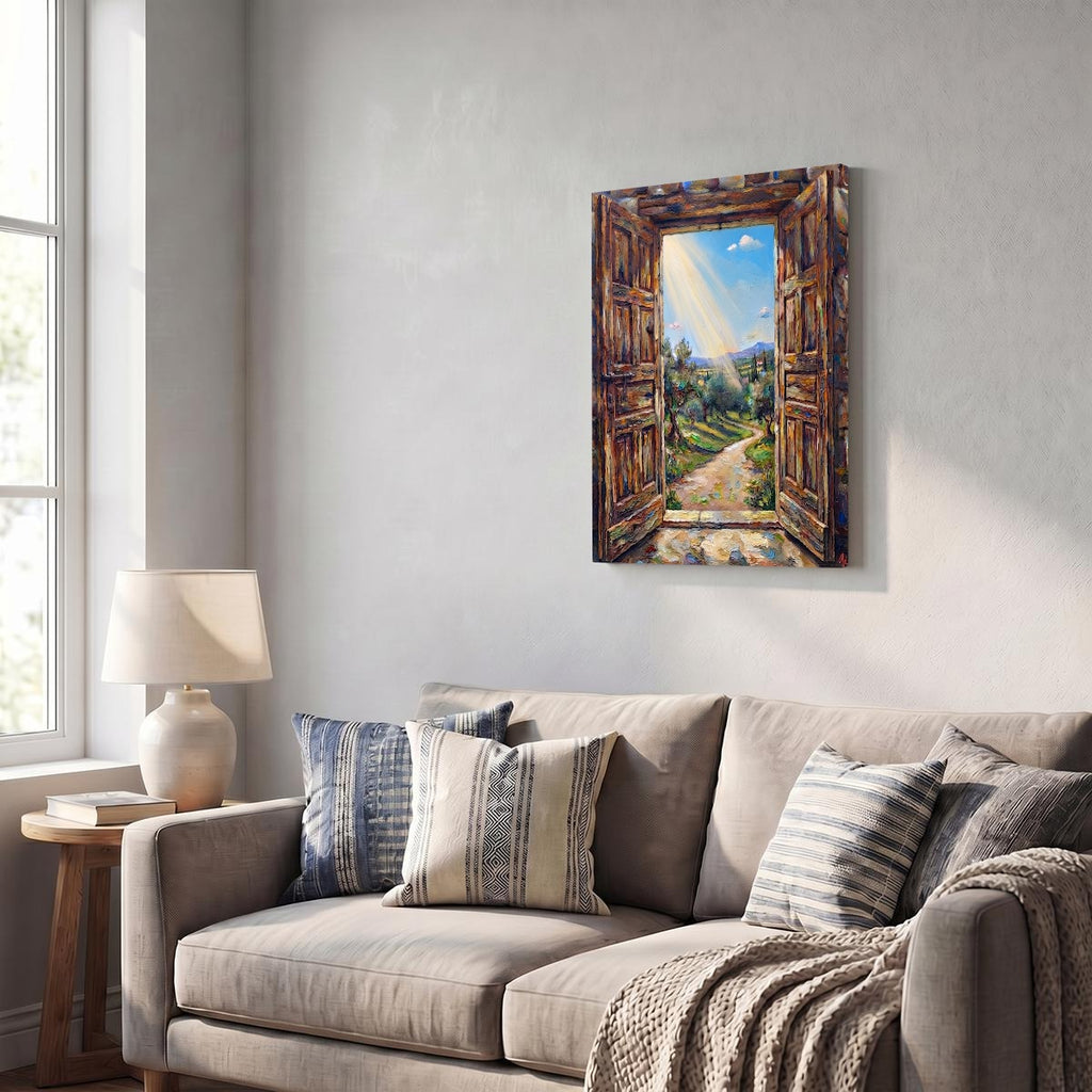 Vertical Framed Canvas Wall Art Printed in Canada