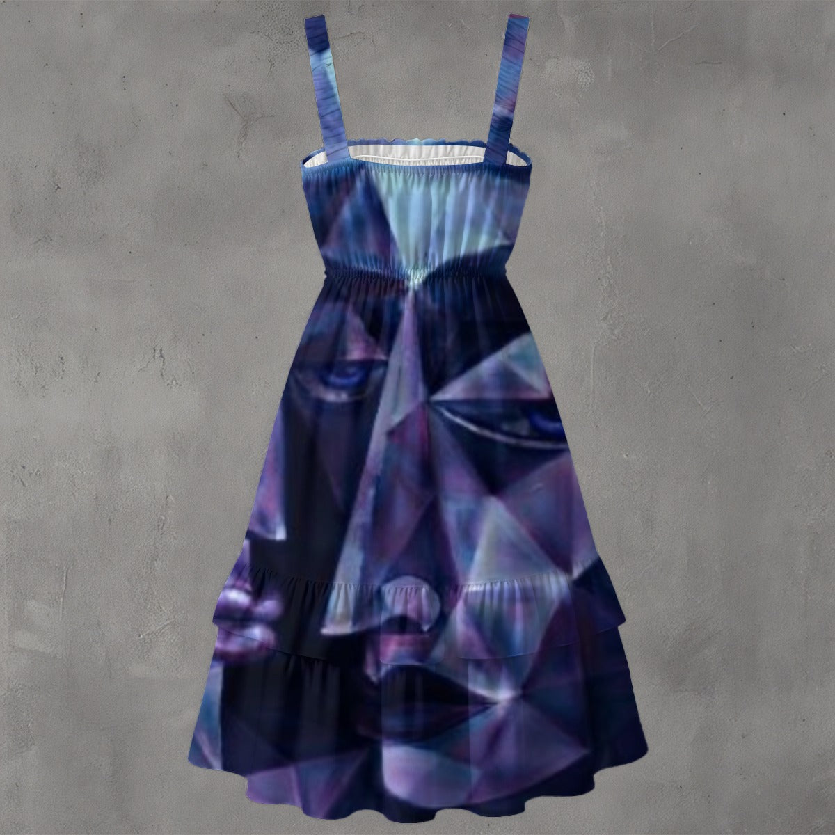 All-Over Print Women’s Ruffle Hem Dress