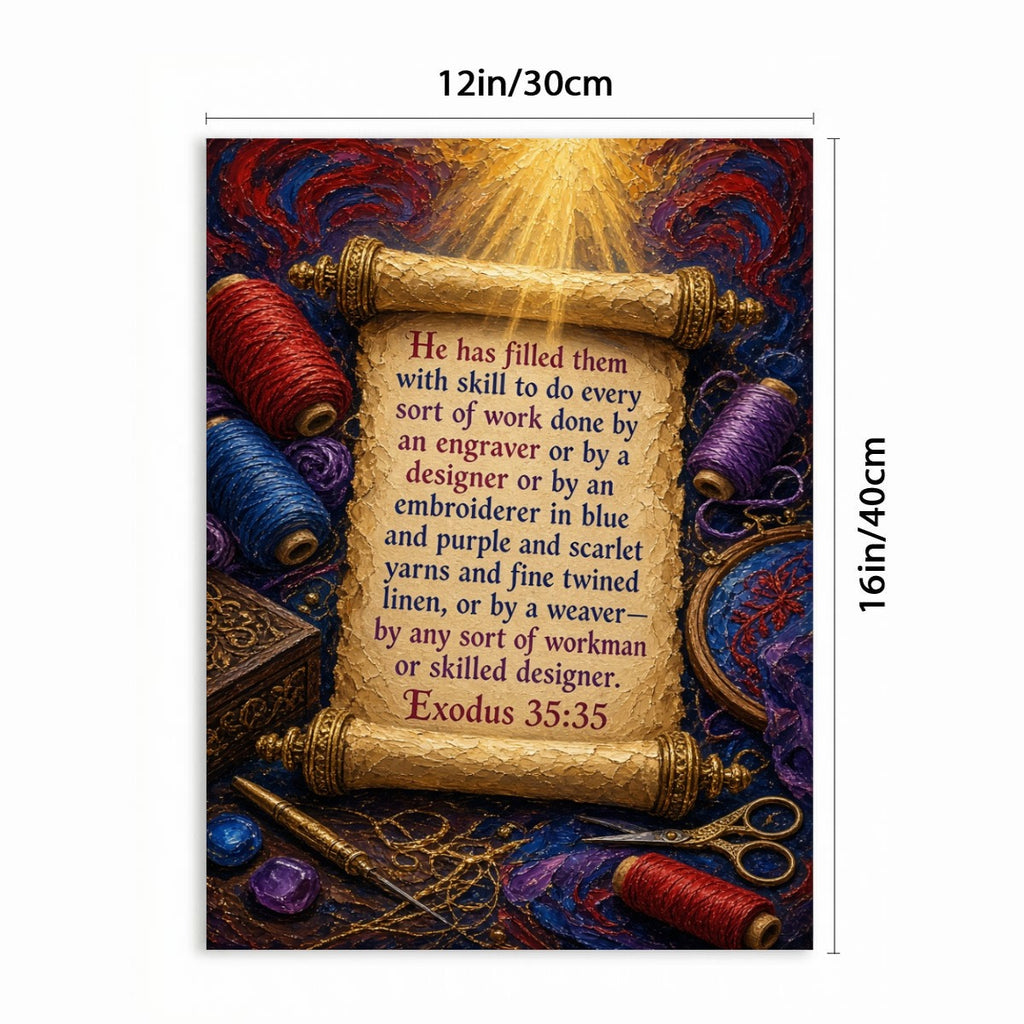 Vertical Framed Canvas Wall Art Printed in Canada