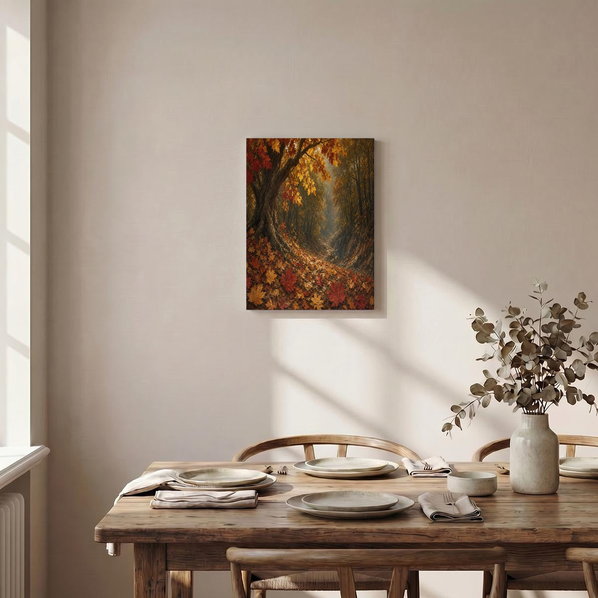 Vertical Framed Canvas Wall Art Printed in Canada