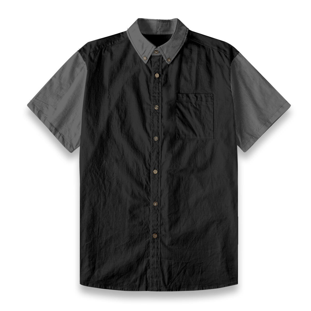 All-Over Print Men's Breathable Shirt|140GSM Slub Cotton