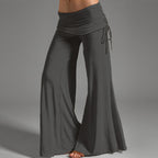 All-Over Print Women's High Waist Wide Leg Pants