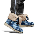 All-Over Print Women's Plush Boots