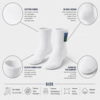 Embroidery Sports Quarter Socks|Cotton