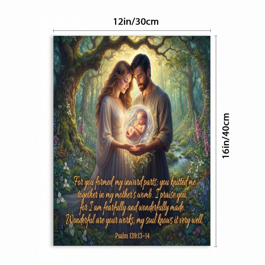 Vertical Framed Canvas Wall Art Printed in Canada