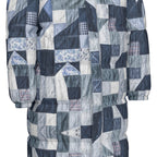 COAT OF MANY COLORS COLLECTION All-Over Print Unisex Borg Fleece Coat With Z Unisex Long Down Jacket