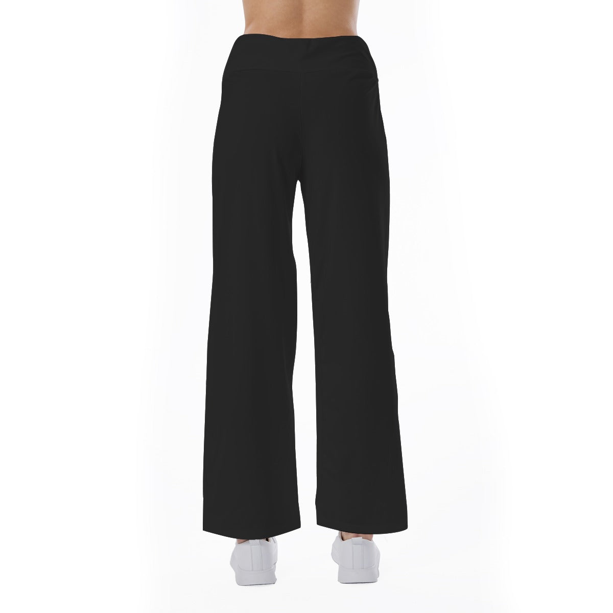 All-Over Print Women's High-waisted Straight-leg Trousers