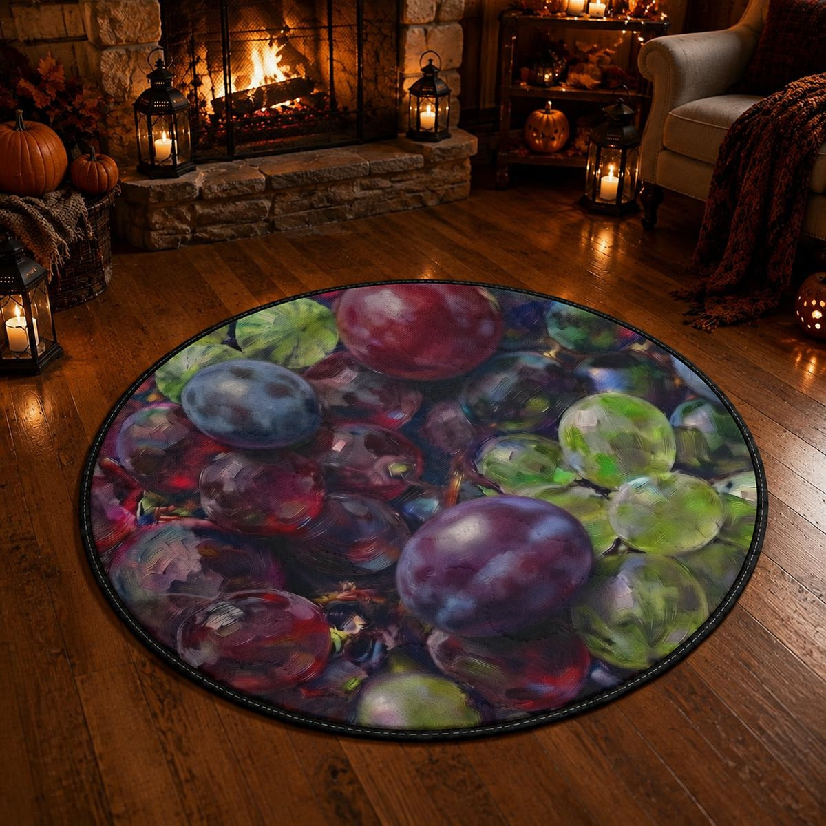 Bare Good Fruit Collection Custom Anti-Slip Running Mat