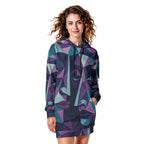 All-Over Print Women's Heavy Fleece Long Hoodie