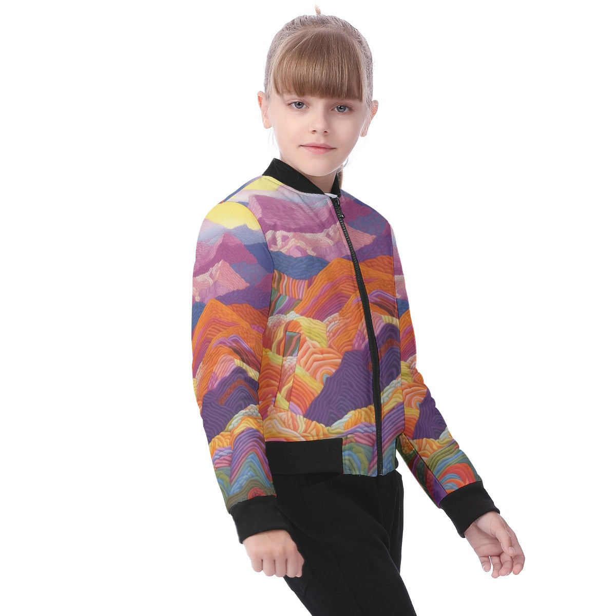 All-Over Print Kid's Bomber Jacket