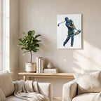 Golfer's Thickened Rectangular Iron Wall Painting Printed in Canada