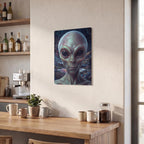 Thickened Rectangular Iron Wall Painting Printed in Canada