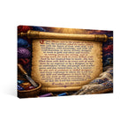 Bible Quote Framed Single-Piece Mural Printed in USA 3:2