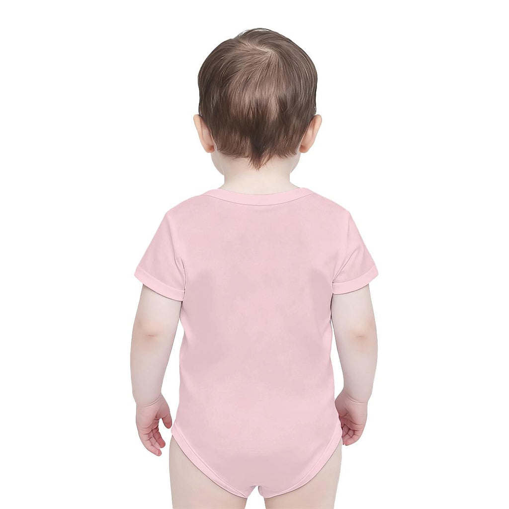 Baby Short-Sleeve Onesie Printed in USA| 190GSM Front Back DTF