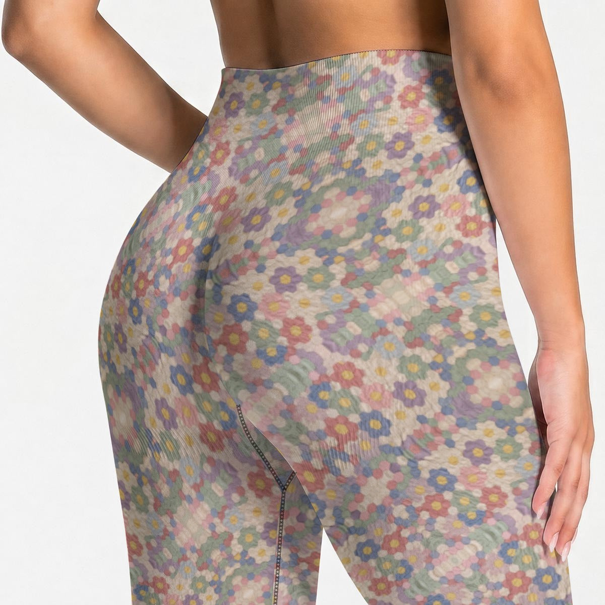 All-Over Print Women's Seamless High Waisted Butt-Lifting Leggings