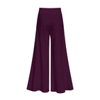 All-Over Print Women’s Lightweight Wide-Leg Pants with Hidden Side Zipper
