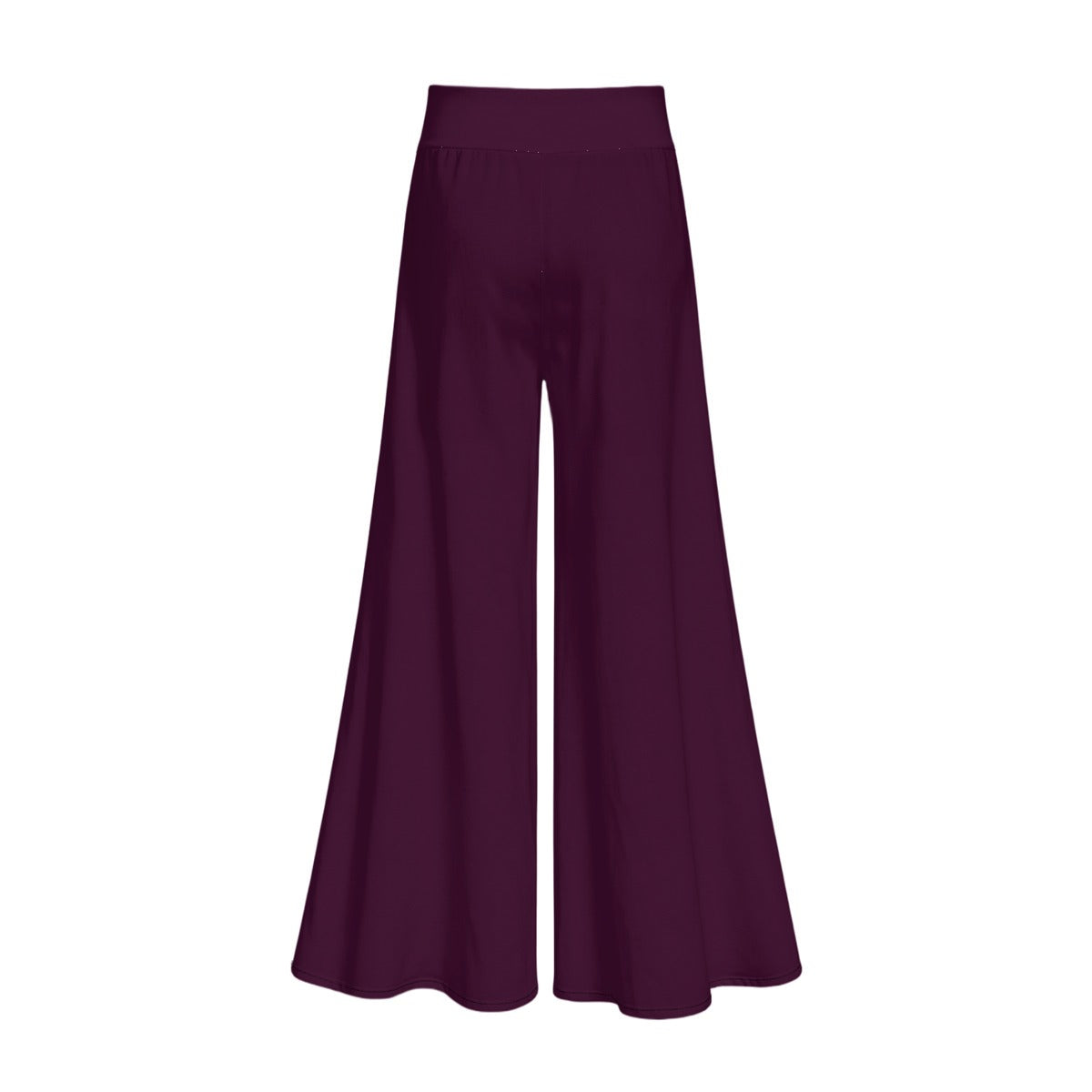 All-Over Print Women’s Lightweight Wide-Leg Pants with Hidden Side Zipper