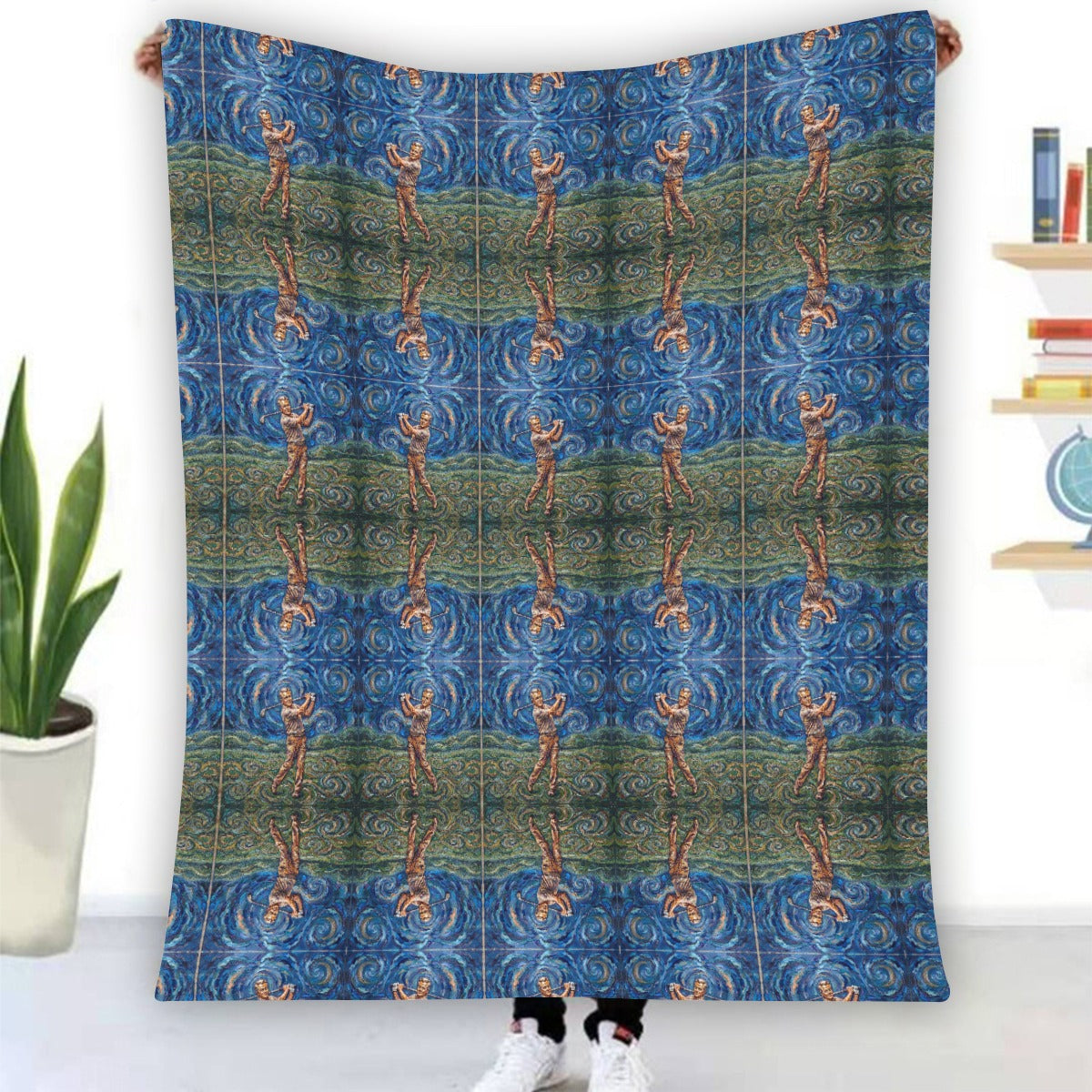 Single-Side Printing Flannel Blanket