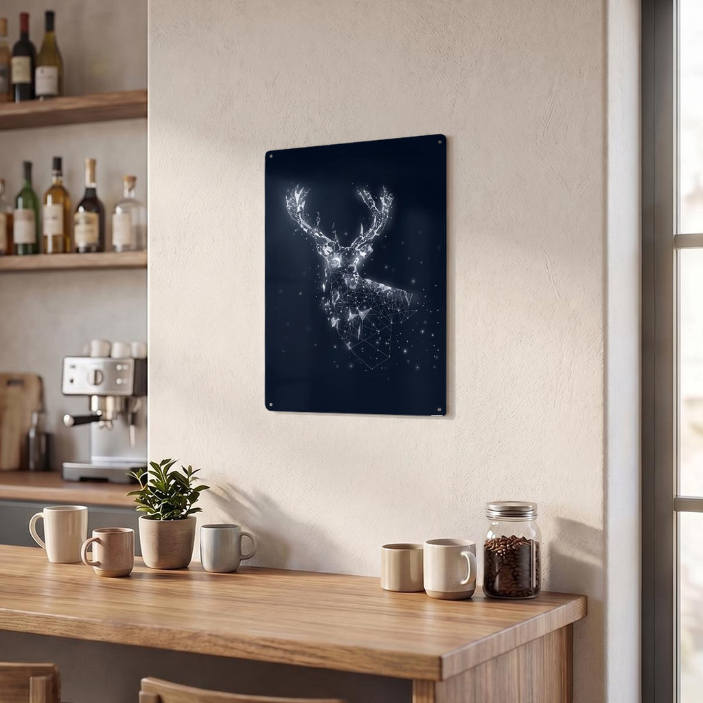 Thickened Rectangular Iron Wall Painting Printed in Canada