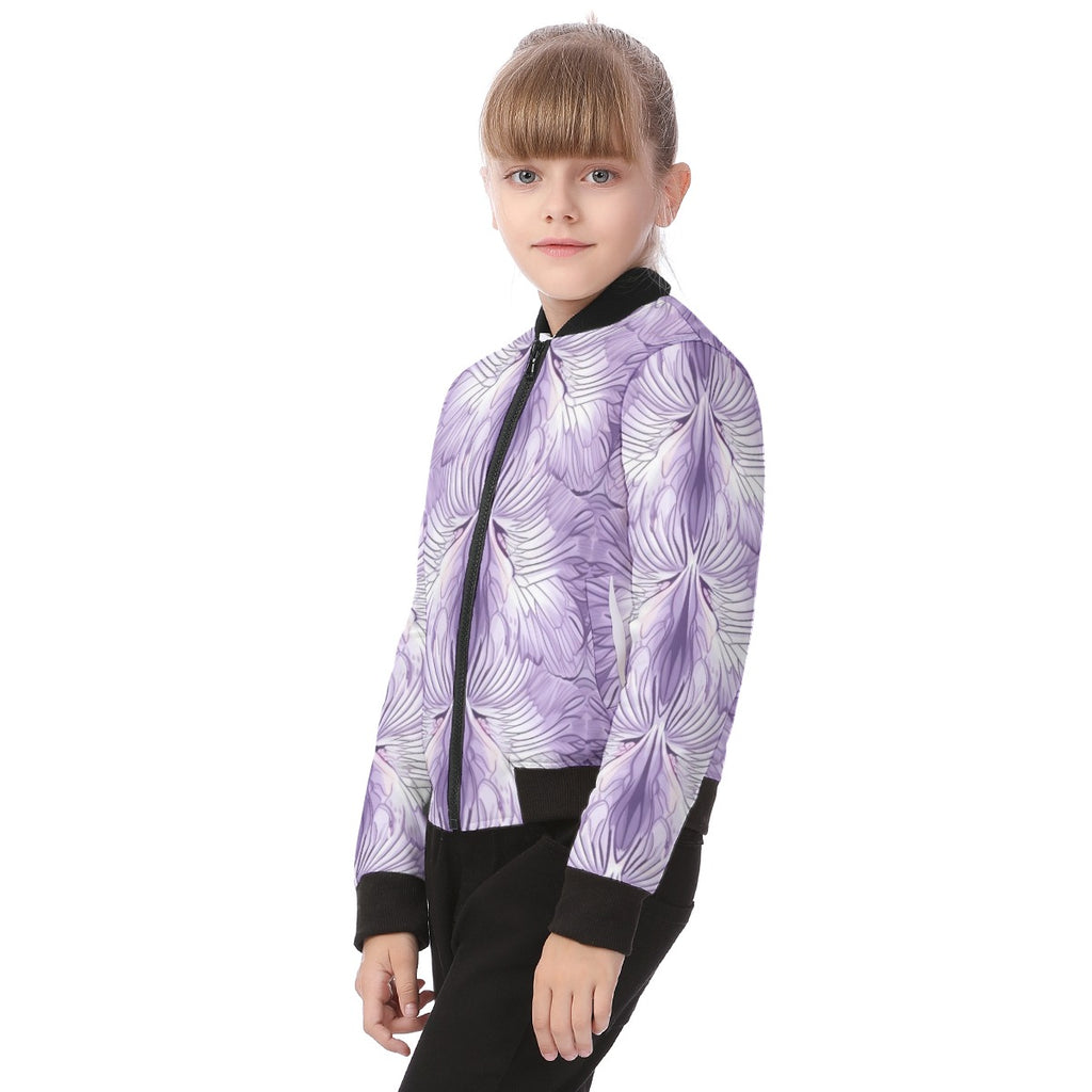 Blouson bombardier enfant imprimé sur toute la surface
