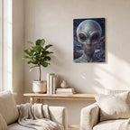 Thickened Rectangular Iron Wall Painting Printed in Canada