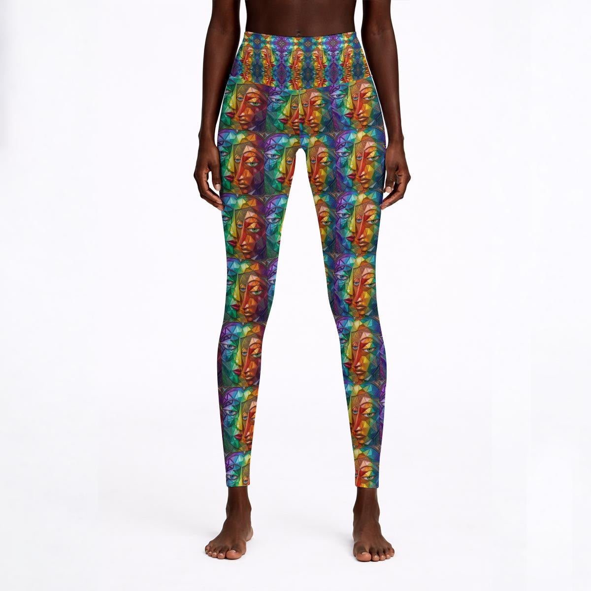All-Over Print  Womens High Waisted Athletic Leggings
