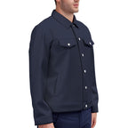 All-Over Print Unisex Lapel Jacket | 245GSM Cotton