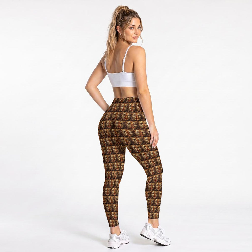 All-Over Print Women's Seamless High Waisted Butt-Lifting Leggings