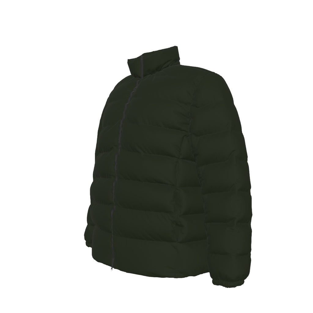 All-Over Print Unisex Stand collar slim down jacket